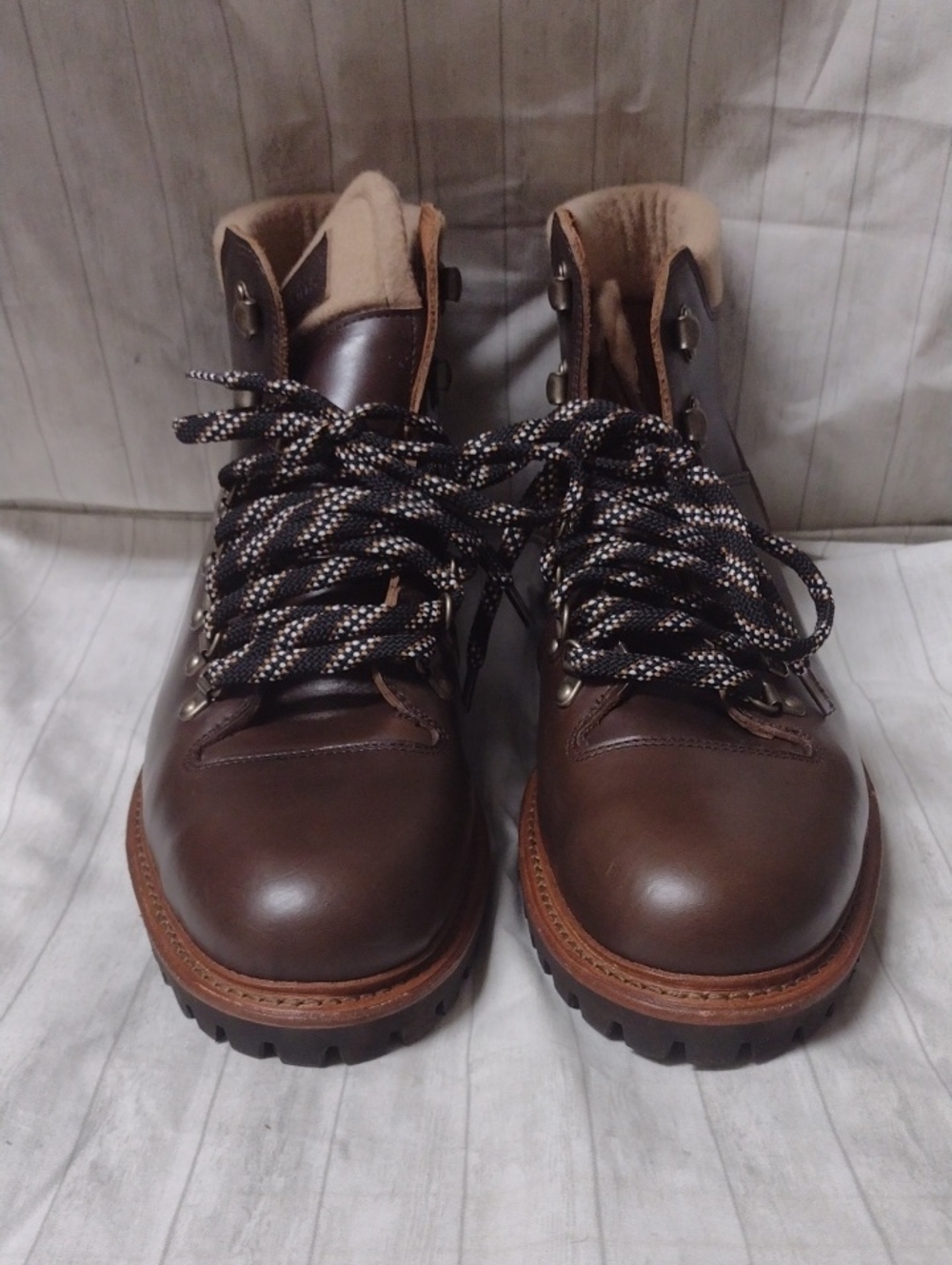 Allen Edmonds Brown Leather Hiking Boots (J1311)